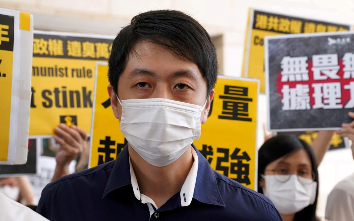 Former pro-democracy lawmaker Ted Hui Chi-fung is currently living in exile - Lam Yik/Reuters