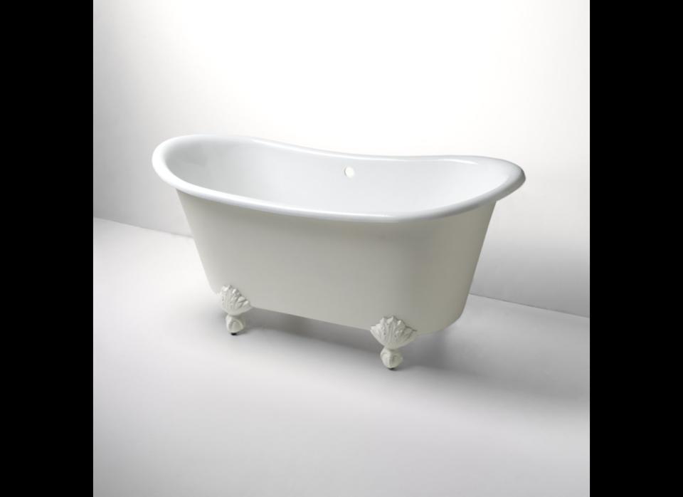 Candide Freestanding bathtub, from $10,305, by <a href="http://waterworks.com/products/fixtures/bathtub/freestanding/freestanding-oval-bathtub/2540" target="_hplink">Waterworks</a>.