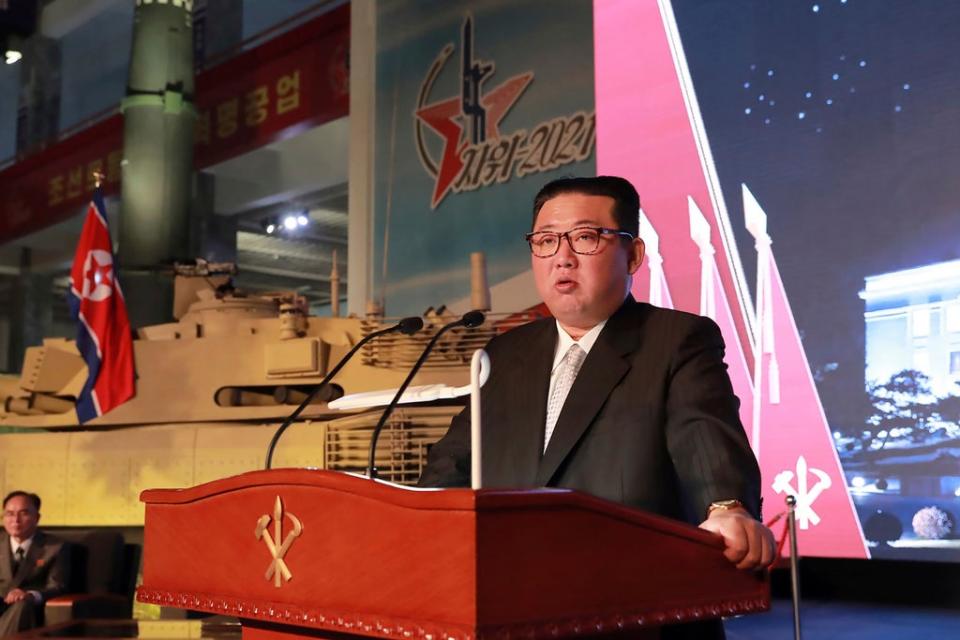 File: The test launch from submarine, signalling visible amping up by North Korean artillery, prompted the neighbours South Korea and Japan into action (KCNA via KNS)