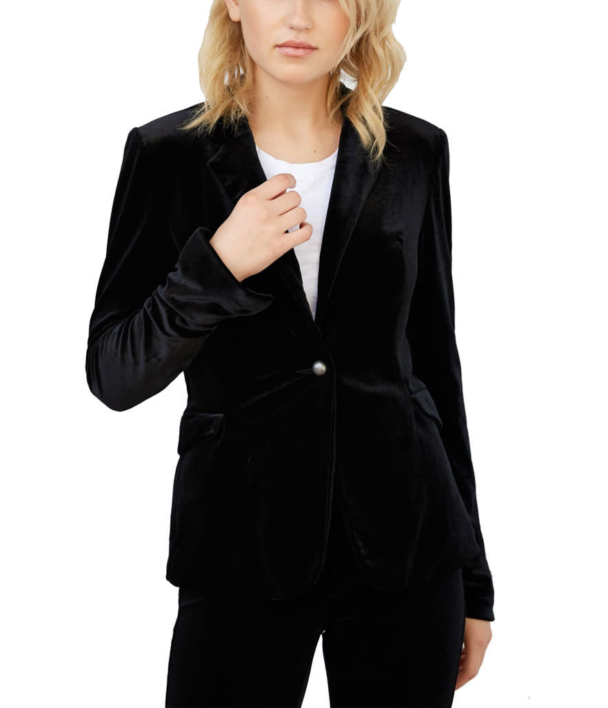 Blank NYC Velvet Blazer