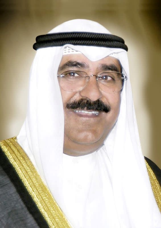 Sheikh Meshal al-Ahmad al-Jaber al-Sabah, who was named as Kuwait's crown prince, is seen in this undated handout photo