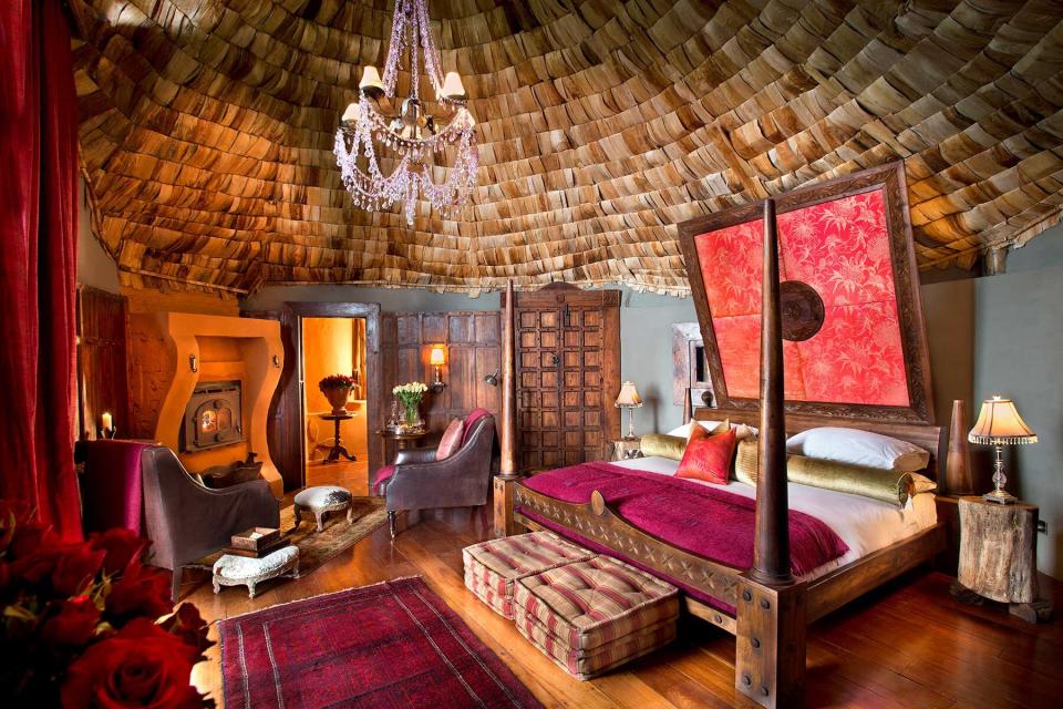 Guest room at andBeyond Ngorongoro Crater Lodge