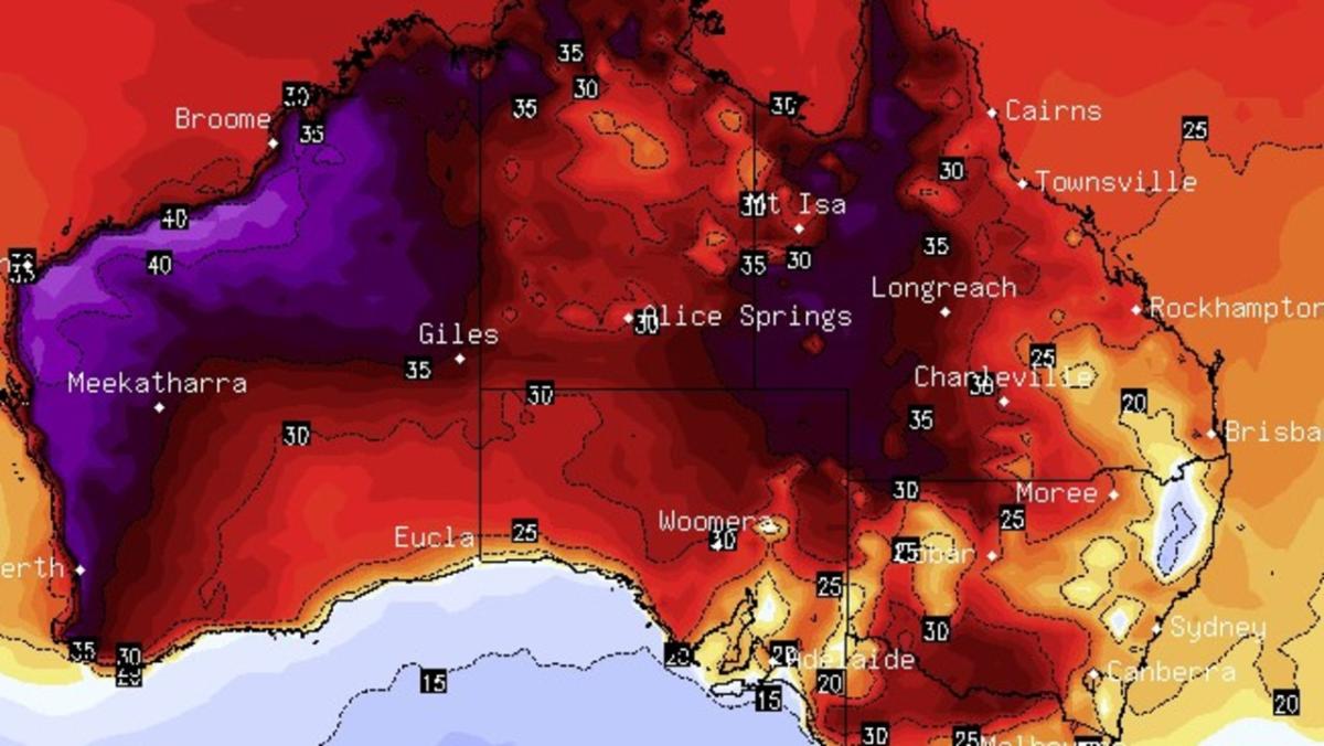 Australia to be lashed with wild weather from heatwave temperatures to  storms, hail and snow