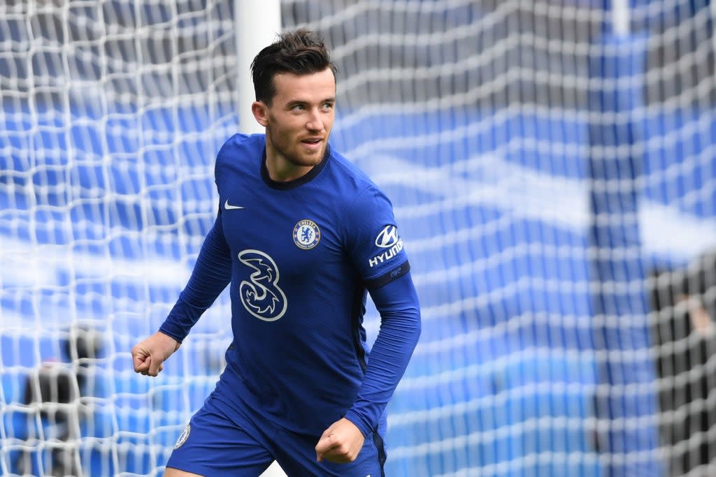 Chilwell scored his first goal for Chelsea (POOL/AFP via Getty Images)