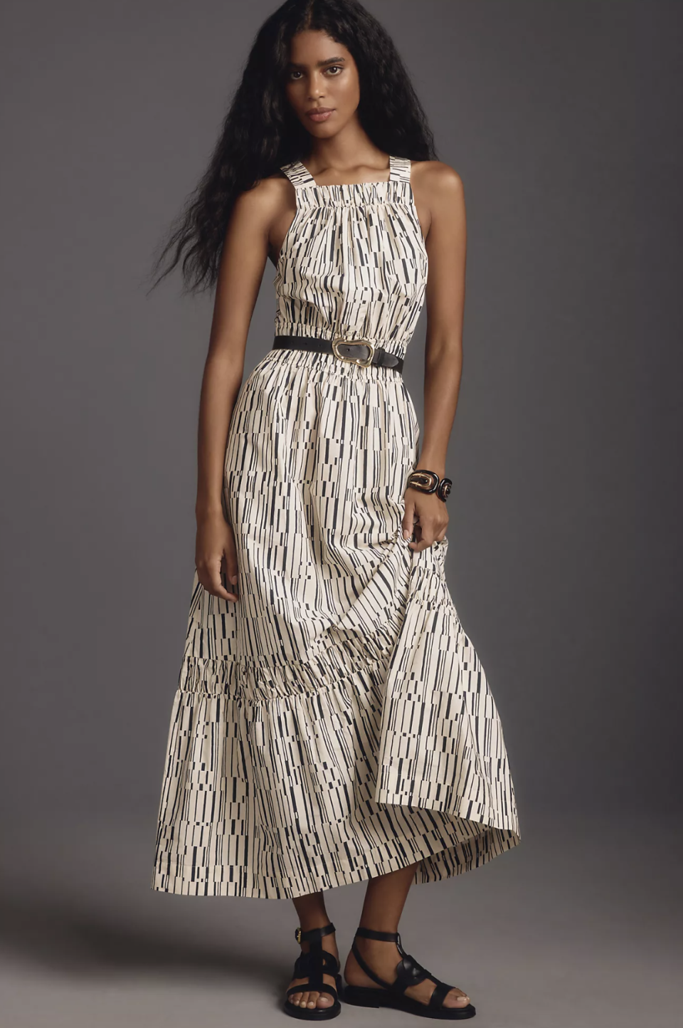 The Somerset Maxi Dress: Poplin Halter Edition (Photo via Anthropologie)