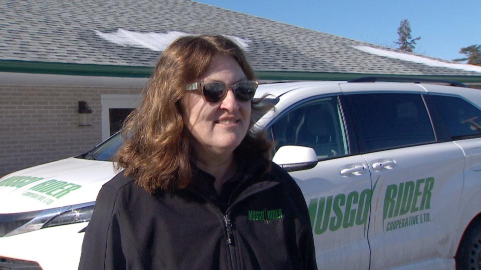 Jessie Greenough is executive director of MusGo Rider. The group runs two services out of its office in Porters Lake, serving residents around East Preston, the Eastern Shore and the Musquodoboit Valley. (CBC - image credit)