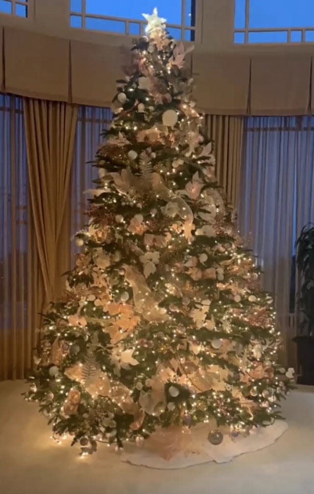 Britney Spears holiday decor Christmas tree