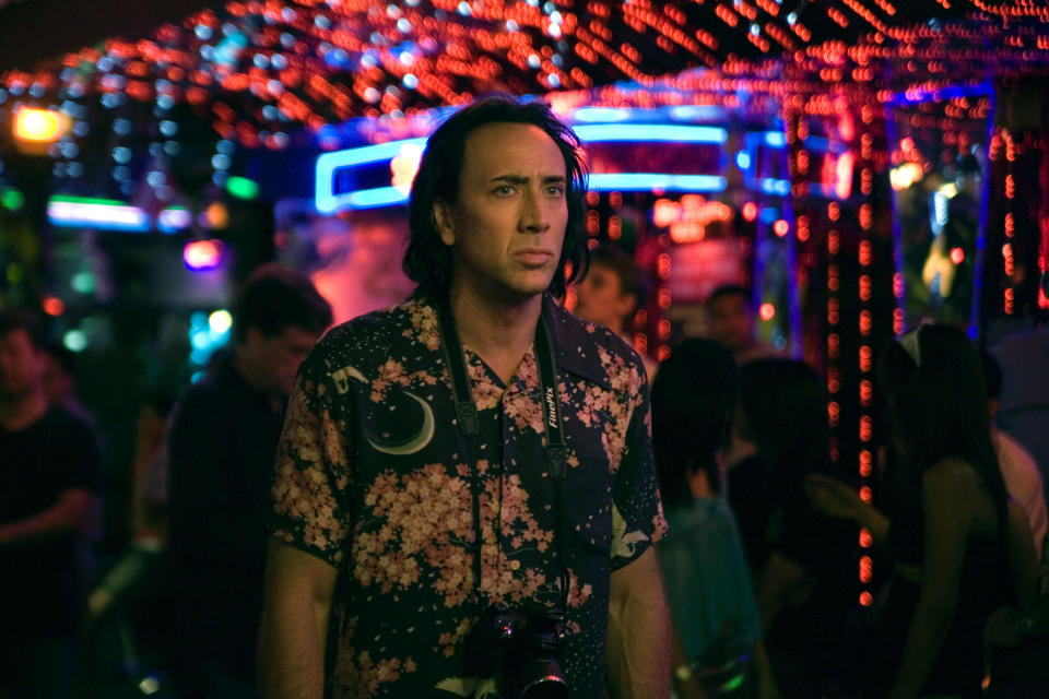 Nicolas Cage looking forlorn.