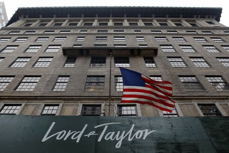 The Lord & Taylor flagship store building is seen along Fifth Avenue in the Manhattan borough of New York City, U.S., October 24, 2017. REUTERS/Shannon Stapleton