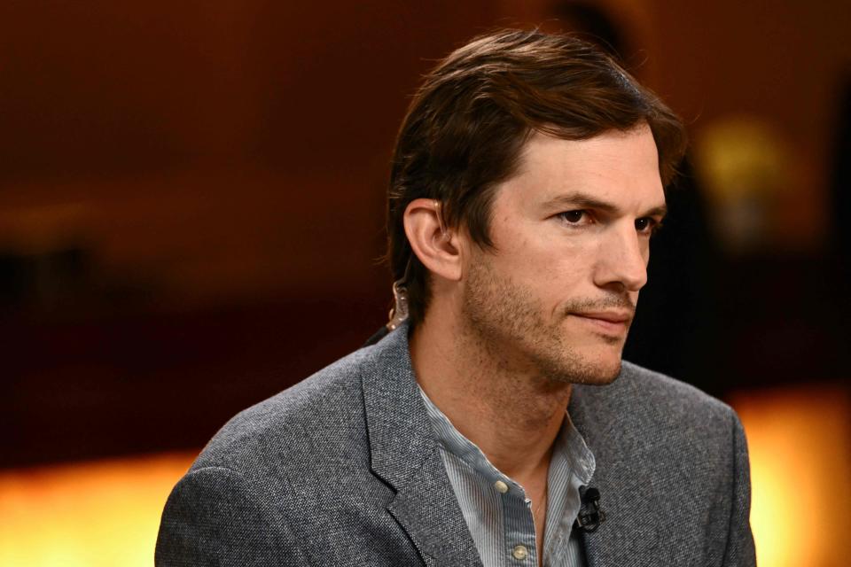 May 2, 2023: US actor Ashton Kutcher listens during the Milken Institute Global Conference in Beverly Hills, California.