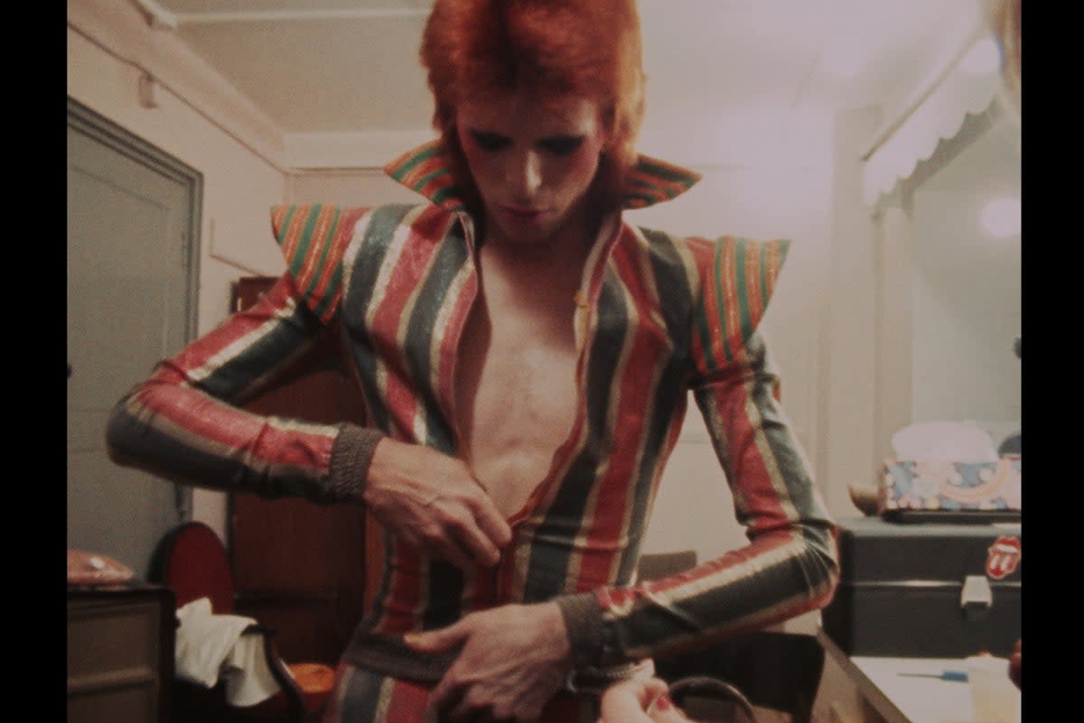 A still from Ziggy Stardust and the Spiders from Mars The Motion Picture (handout)