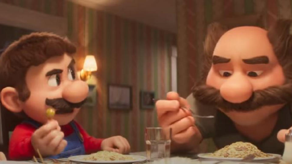 That Mushroom Pasta That's Served At The Family Dinner (The Super Mario Bros. Movie)