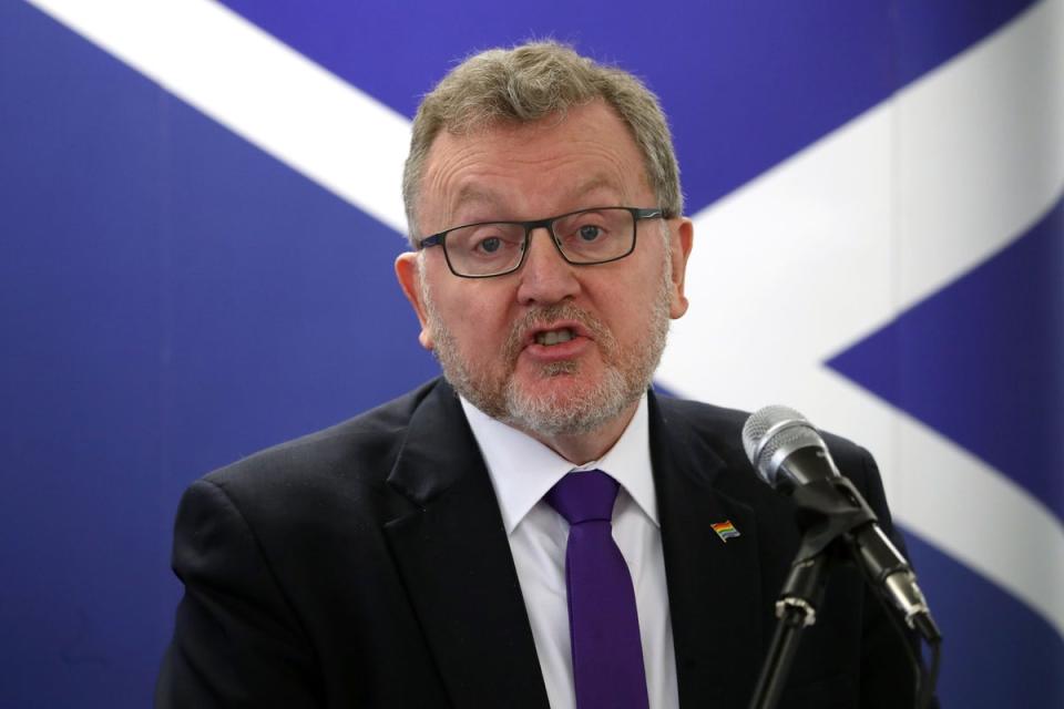 David Mundell served as Secretary of State for Scotland (PA Archive)