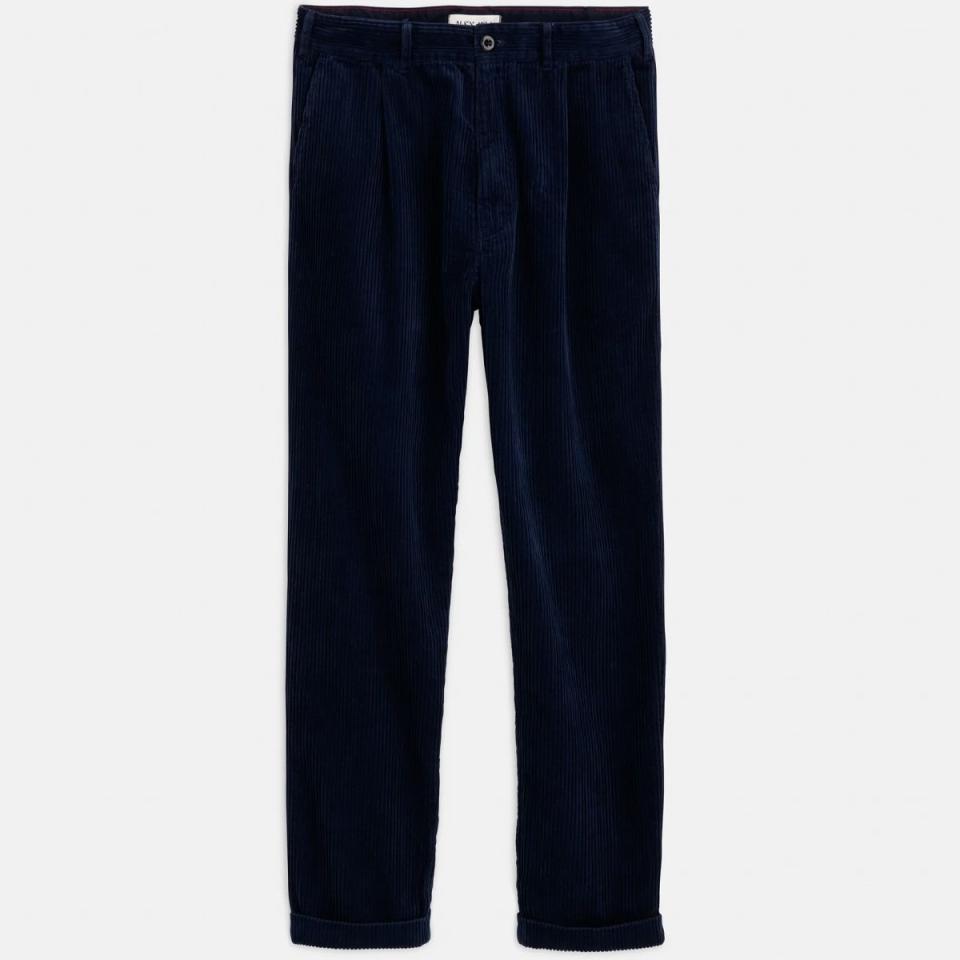 Standard Pleated Pant in Rugged Corduroy