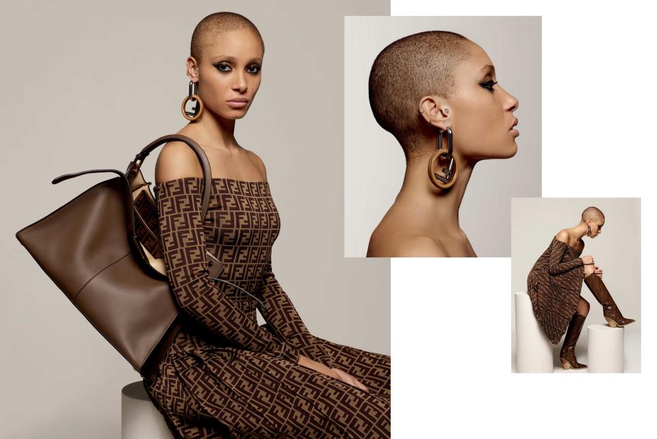 <p><strong>Model</strong>: Adwoa Aboah <br><strong>Photographer:</strong> Karl Lagerfeld<br>(Photo: Courtesy of Fendi) </p>