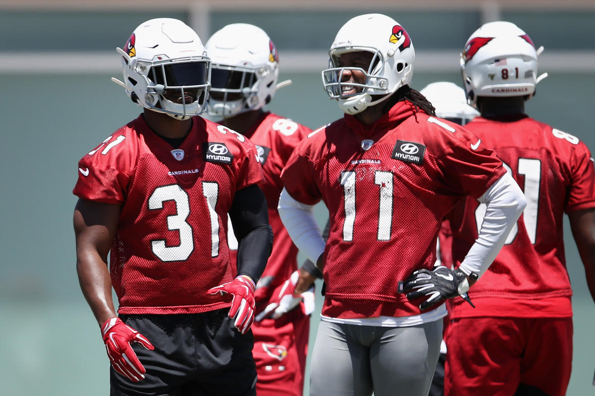 Cardinals' Larry Fitzgerald allegedly gives defenders tackling tips