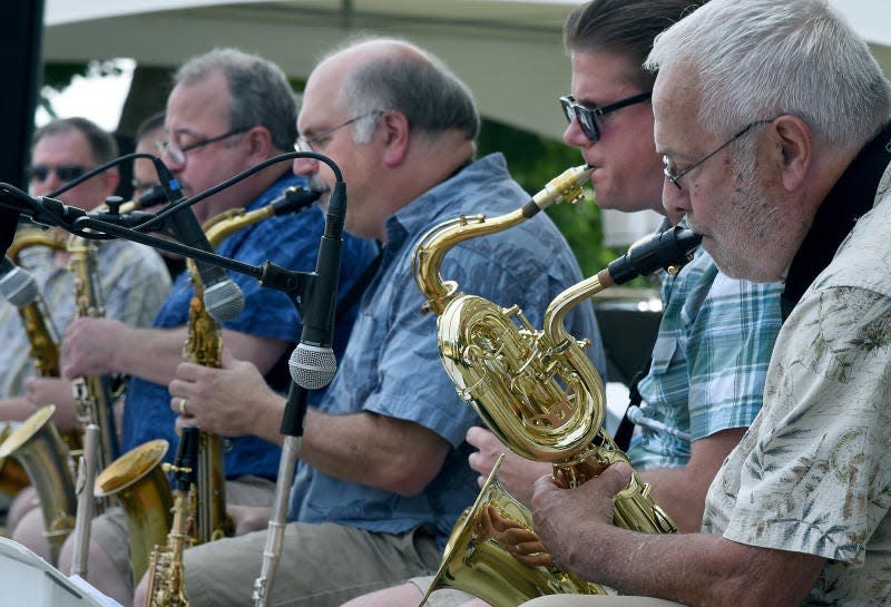 The Monroe Big Band performs in 2018. The band is coming to St. Mary's Park June 23.