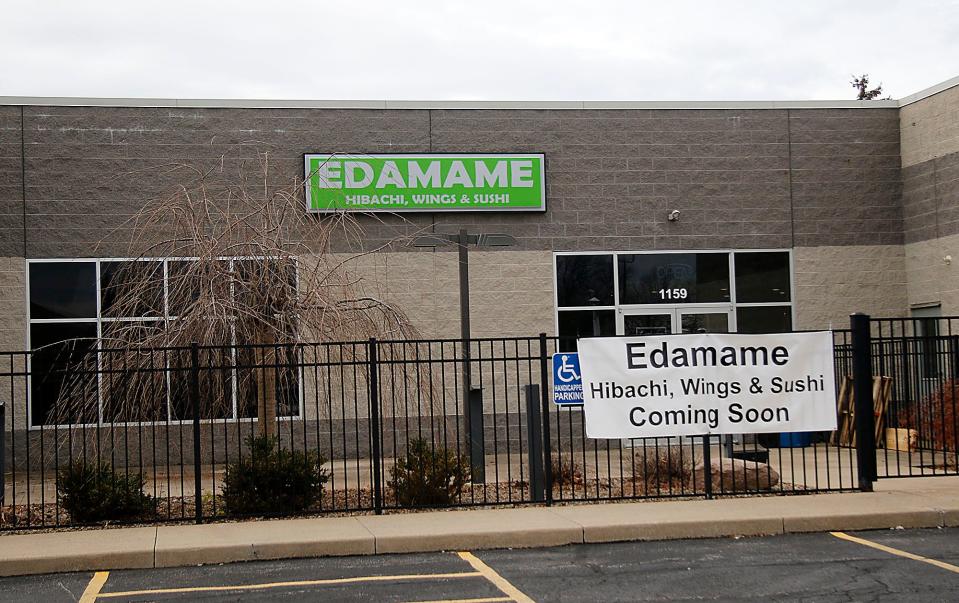 Edamame Hibachi Wings and Sushi is a new Ashland restaurant opening soon at 1159 E. Main St.