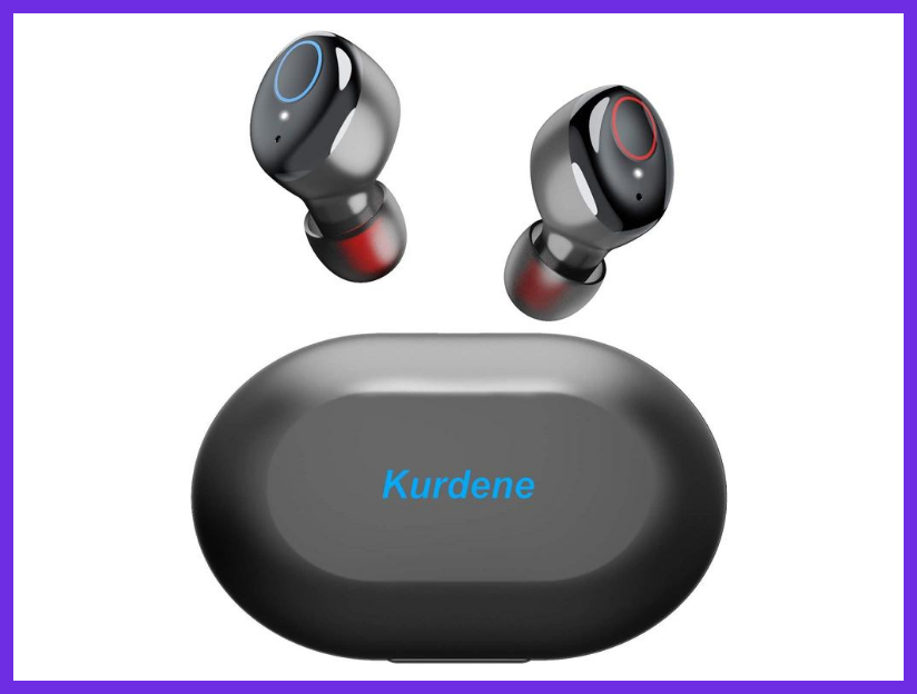 Save 45 percent—Kurdene Small Wireless Earbuds. (Photo: Amazon)