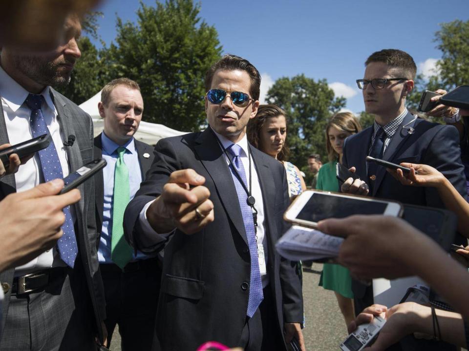 Mr Scaramucci last just 10 days (EPA)