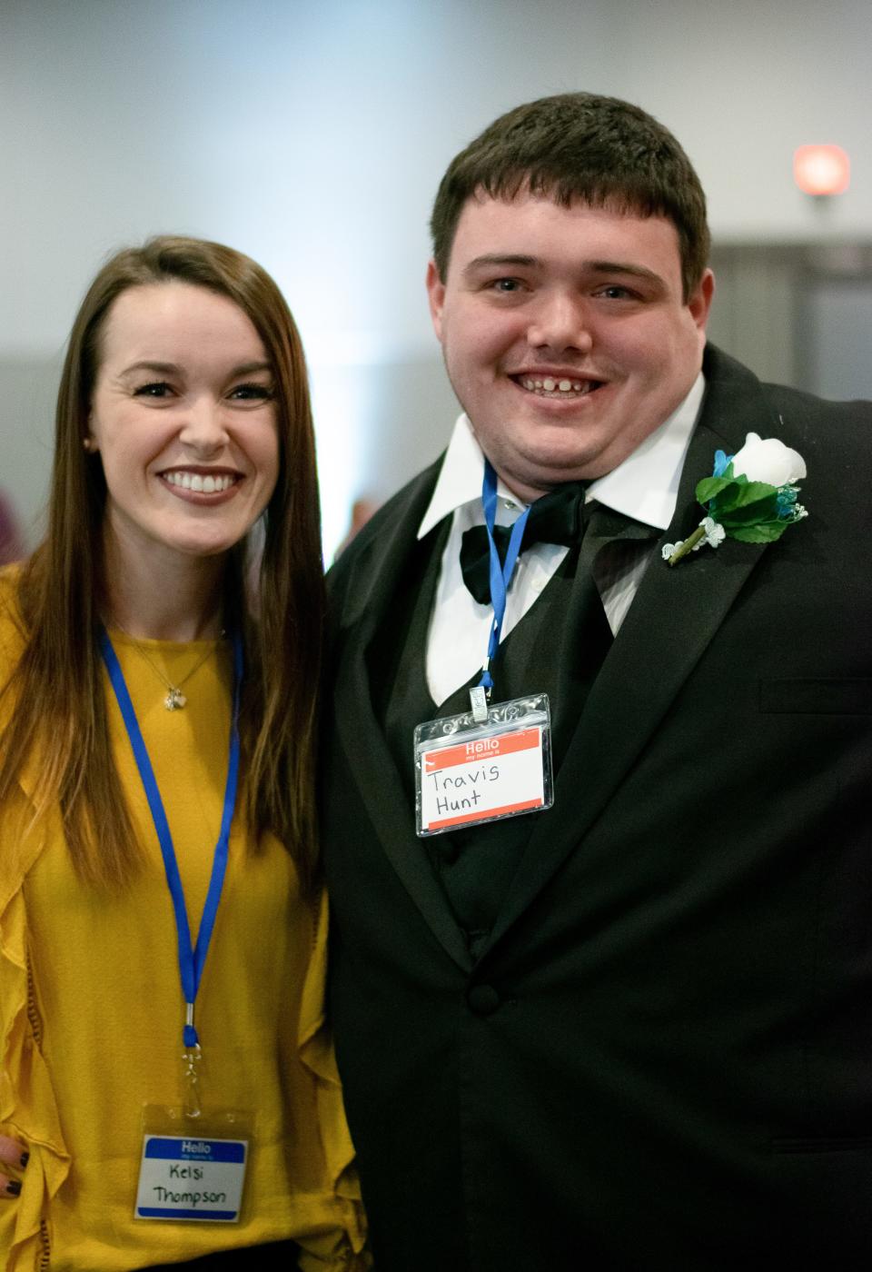 Kelsi Thompson and Travis Hunt are ready to dance the night away at the 2020 Night to Shine event. Each guest has a "buddy" with them the entire evening. The buddies have to take a special training class required by the Tim Tebow Foundation for the Night to Shine event.