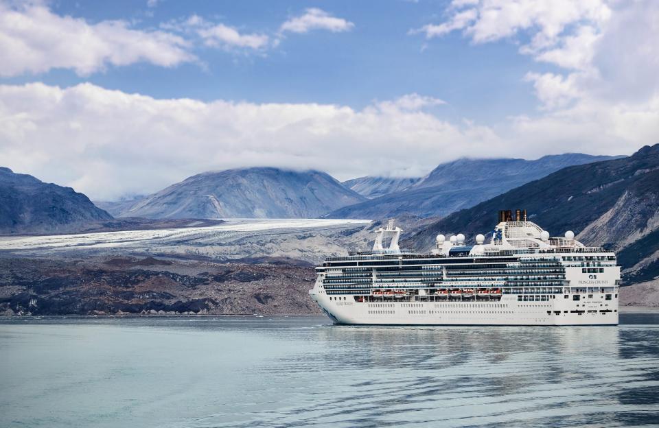 Princess cruise ship in Alaska