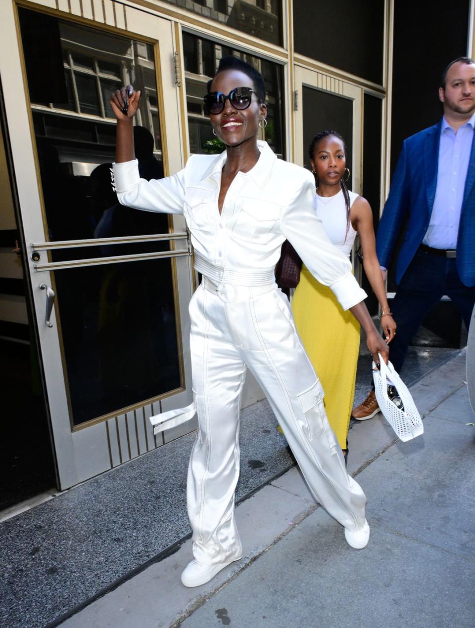 new york, new york june 24 lupita nyongo is seen on june 24, 2024 in new york city photo by raymond hallgc images