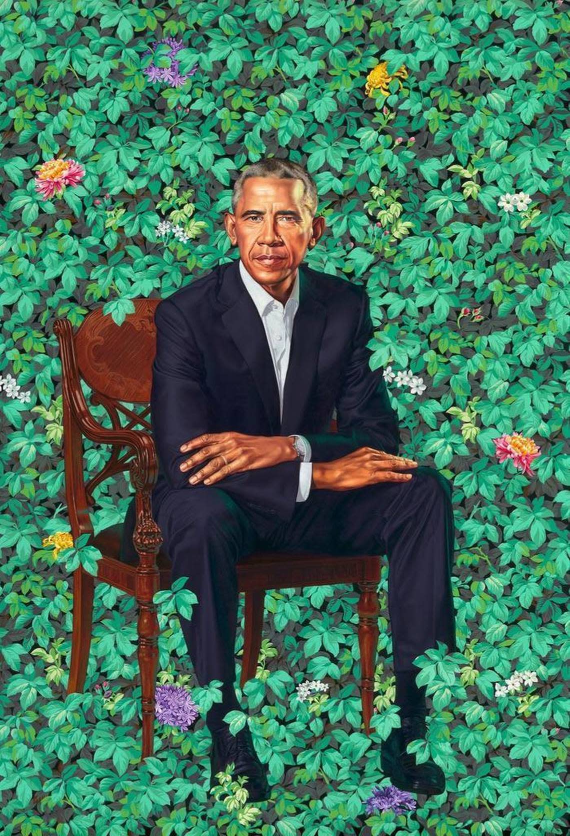 Kehinde Wiley rose to fame painting the official portrait of former President Barack Obama.