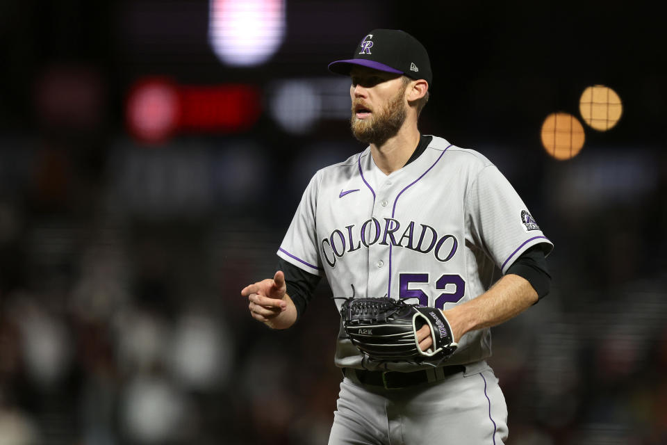 Daniel Bard #52 of the Colorado Rockies still has fantasy value