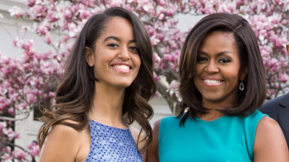 Michelle Obama, and Malia. Photo by Pete Souza/The White House via Getty Images.