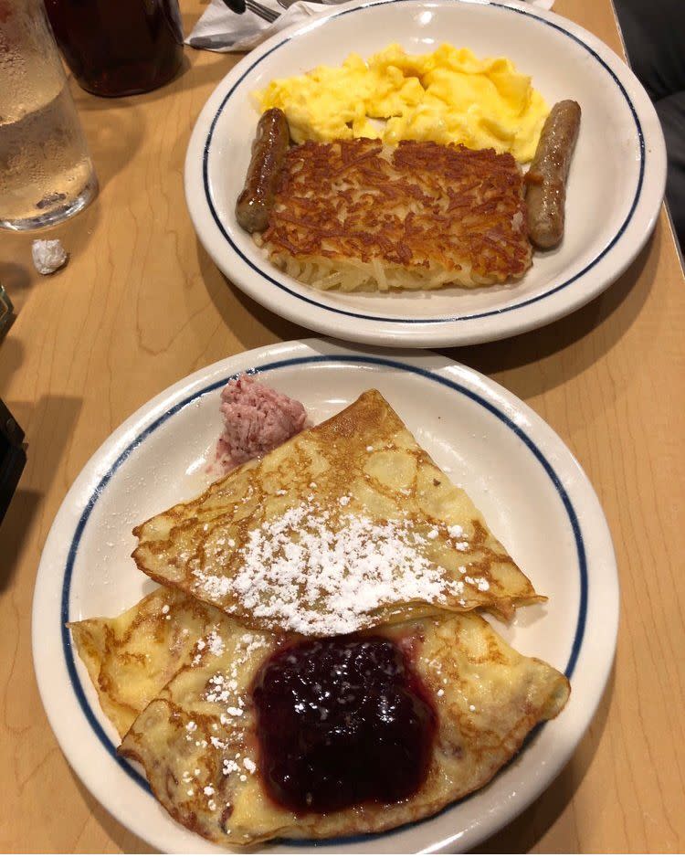 IHOP: Swedish Crepes