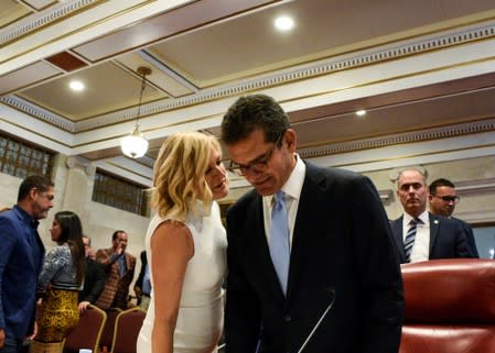 Pierluisi during a public hearing of the Commission of Government of the House of Representatives in San Juan