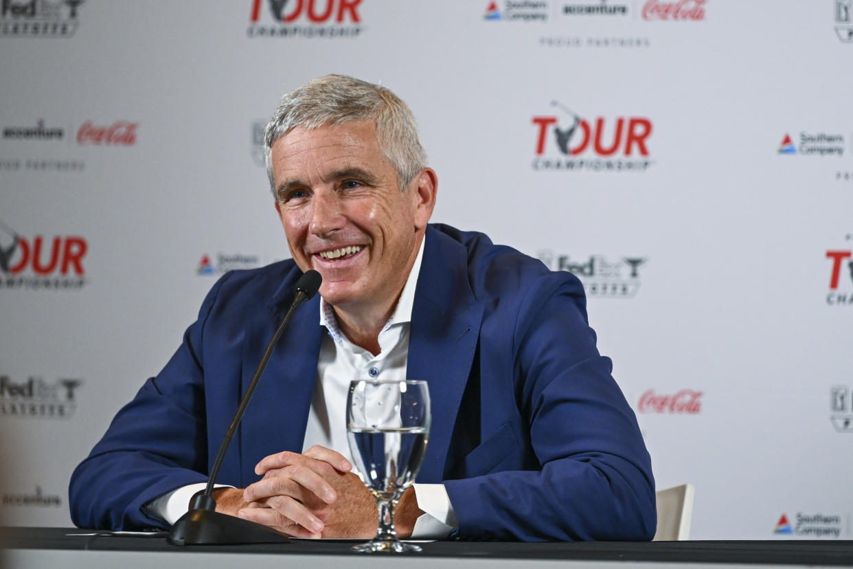PGA Tour commissioner Jay Monahan. (Tracy Wilcox/PGA TOUR via Getty Images)