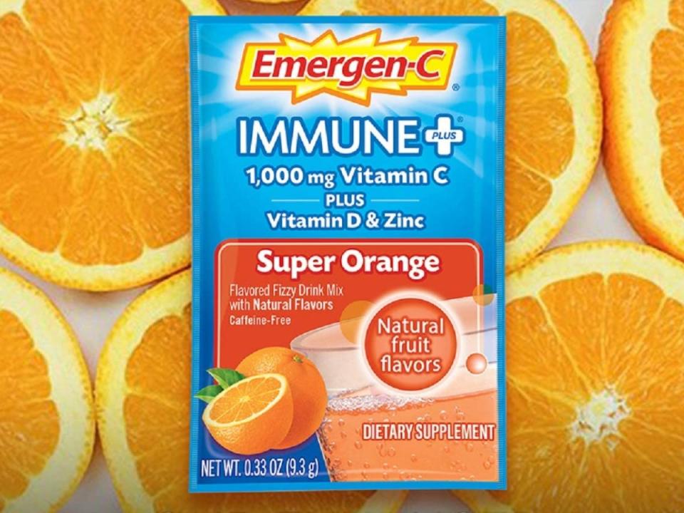 Emergen C Immune+ Support Products in Super Orange