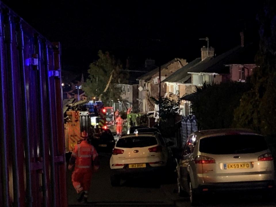 The fire service has praised the good Samaritans who saved the man (Richard Vernalls/PA) (PA Wire)