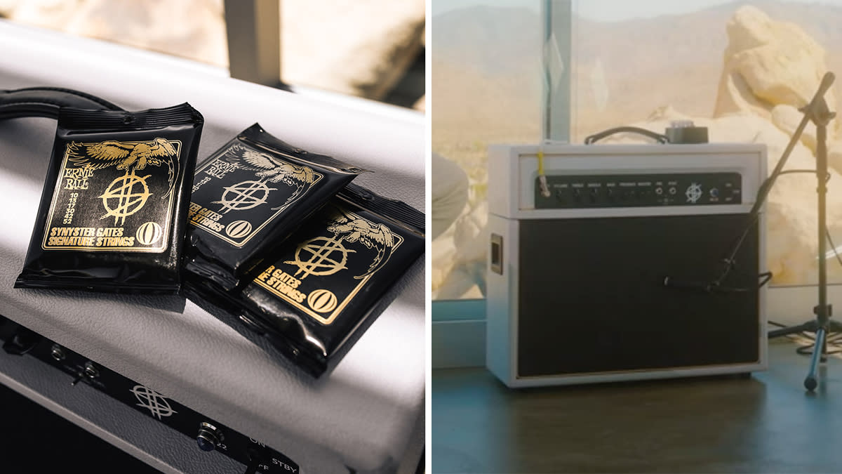  Ernie Ball's Synyster Gates signature strings, and Gates' mystery guitar amp 