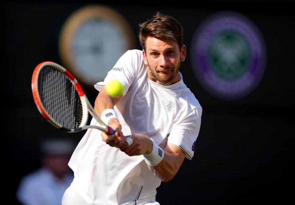 Cameron Norrie reached the Wimbledon semi-finals this summer. (Zac Goodwin/PA) (PA Wire)