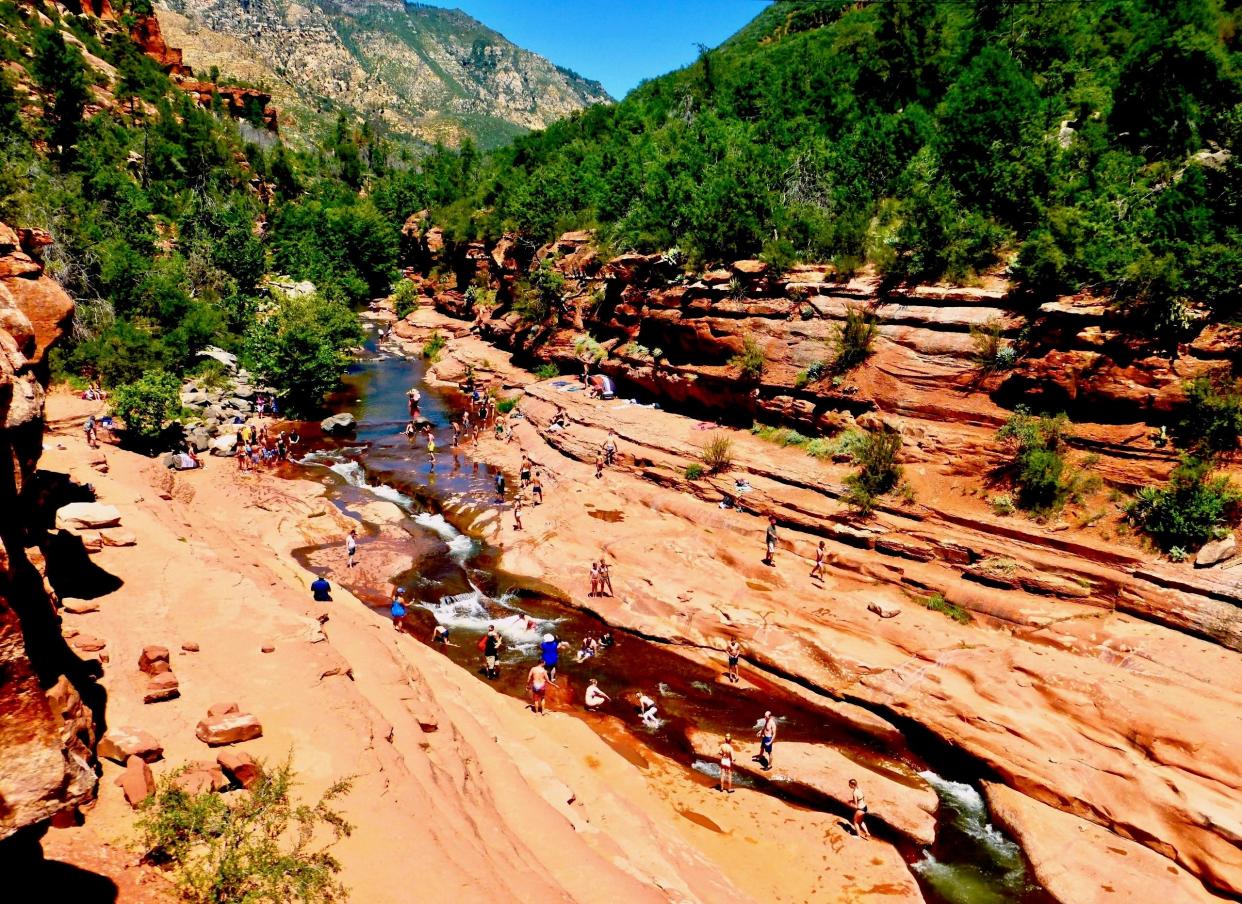 A man died after cliff diving near Slide Rock State Park in Sedona.