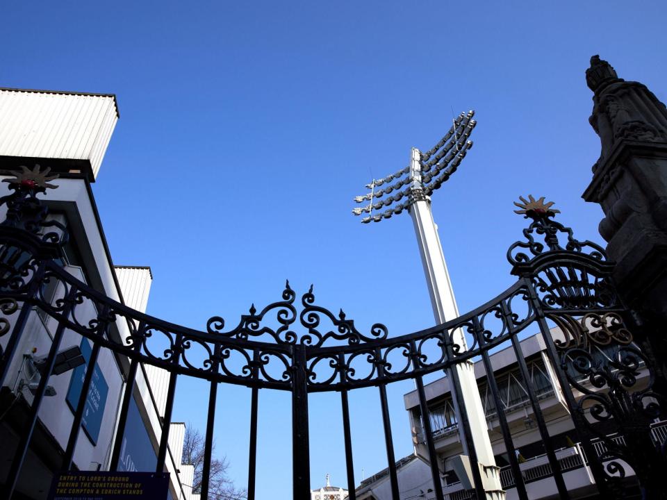 The Grace gates entrance to Lords cricket ground: PA