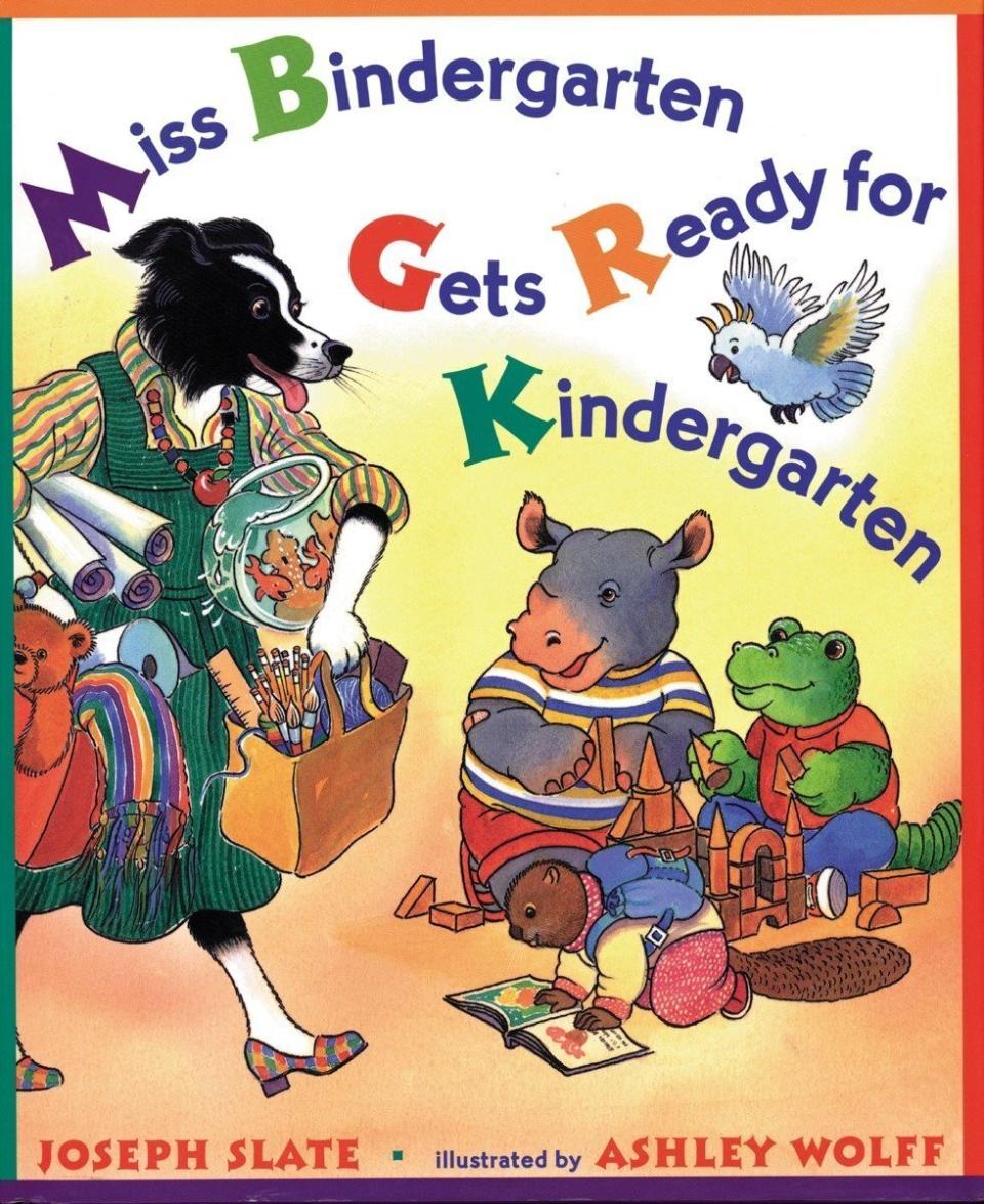 The first in a series of Miss Bindergarten books, this installment introduces readers to the titular teacher and shows how teachers prepare for the school year. <i>(Available <strong><a href="https://amzn.to/3eR0i8J" target="_blank" rel="noopener noreferrer">here</a></strong>)</i>