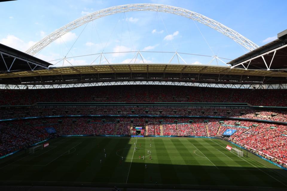 The Women’s FA Cup final was held at Wembley (The FA via Getty Images)