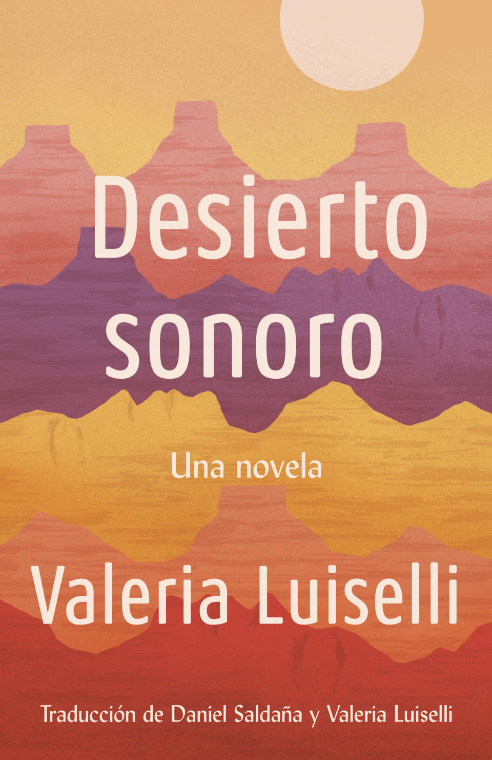 En esta imagen difundida por Vintage Español, la portada de la novela de Valeria Luiselli "Desierto sonoro", cuya versión en inglés se titula "Lost Children Archive". (Vintage Español vía AP)