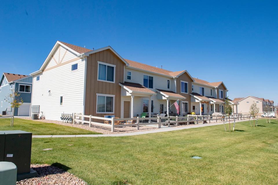 Townhomes located in the Conestoga neighborhood in Ault are pictured on Oct. 5