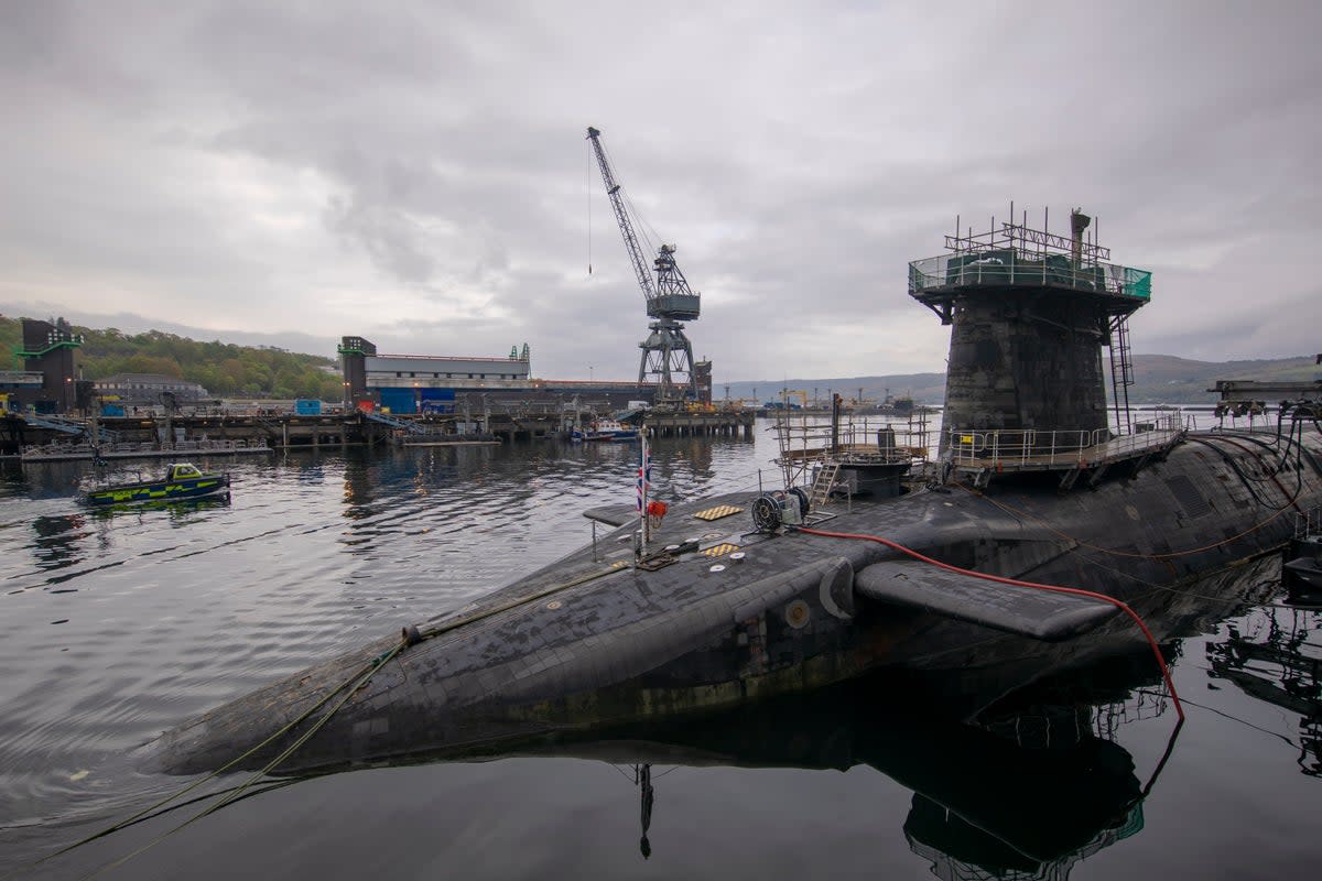 HMS Vigilant, which carries the UK’s Trident nuclear deterrent (Getty Images)