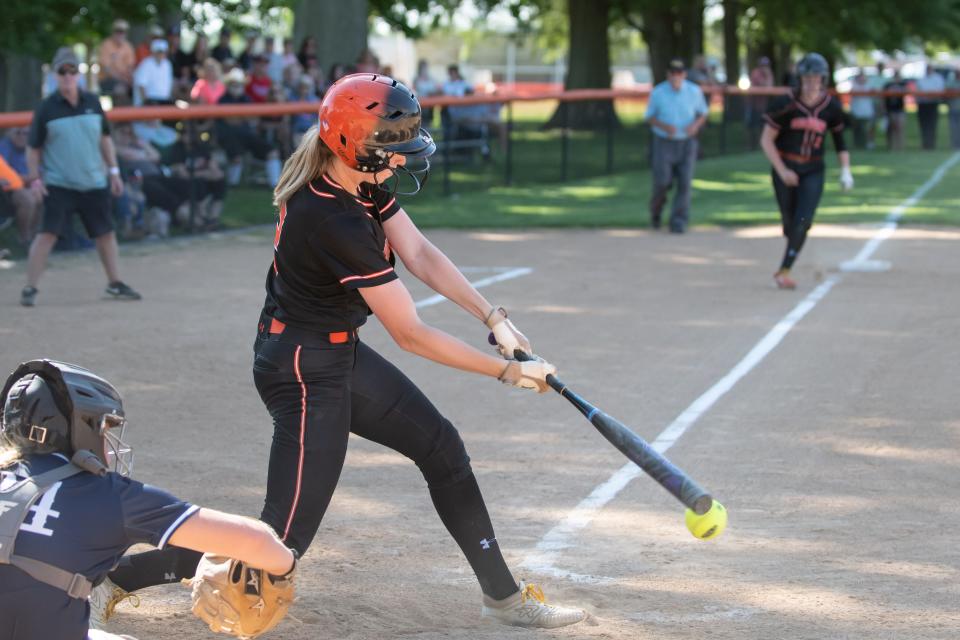 Pennsbury senior Laney Freiband has been leading the way for the Falcons in the circle this season.