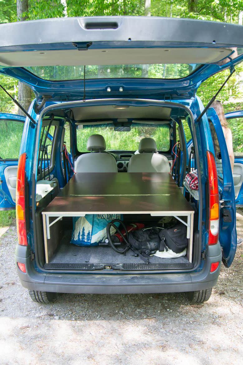 Build a Platform and Transform Your Car Into a Camper