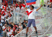 <p>Peru fans were jubilant that their team won their first World Cup finals match in 40 years. </p>