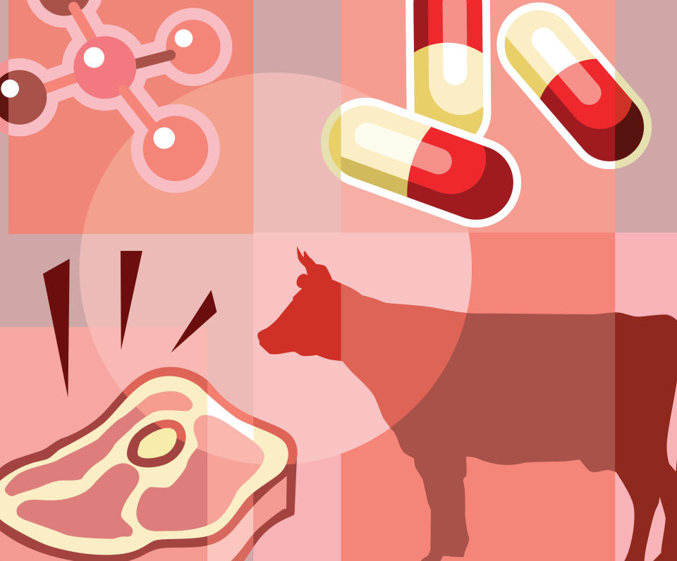 Meat antibiotics. (Getty Images)