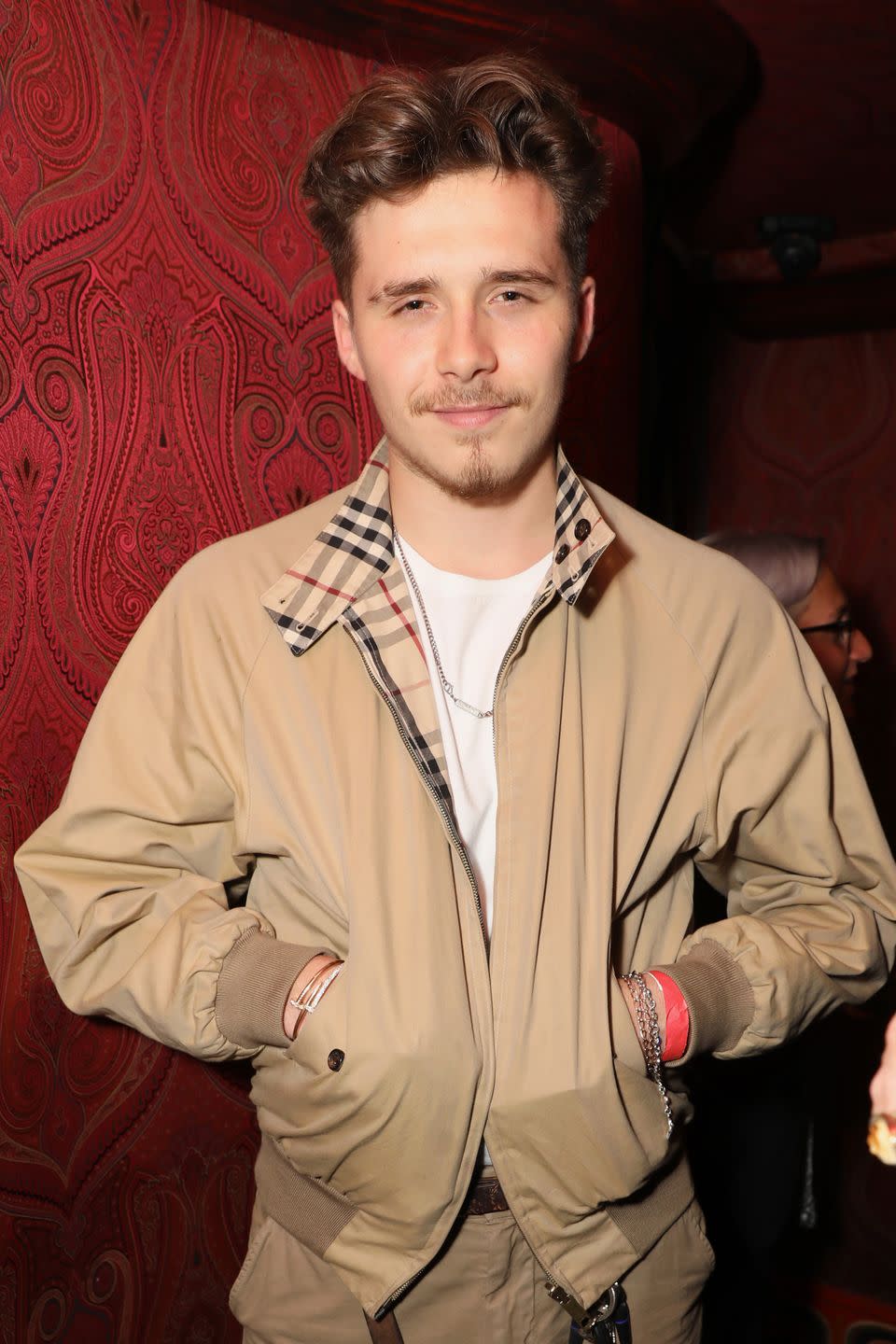 <p>We all know that trends come back in style, but seeing Brooklyn Beckham rock this '90s nostalgia look makes us feel extremely old. That aside, the model is killing his ode to the heartthrob haircut. </p>