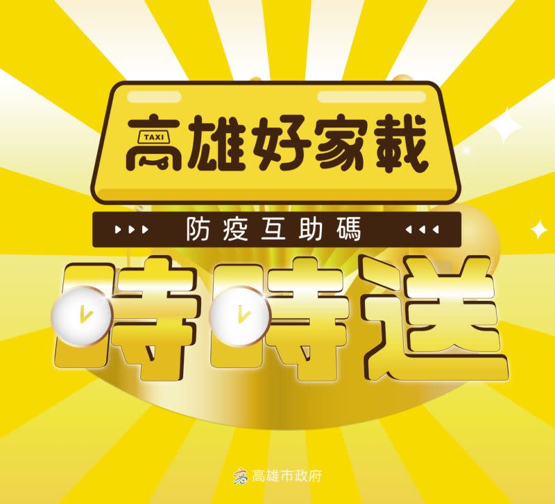 ▲高雄市政府攜手LINE熱點推出「高雄好家載」，加碼每小時抽出100組199元防疫加菜金。（圖／高雄市政府提供）